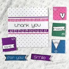 I used say it all by hero arts for the. Diy Thank You Card Kit Simple Swirls 100 Directions