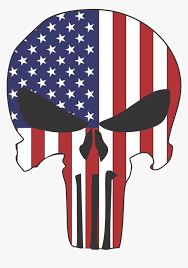 You'd recognize the iconic punisher's skull logo anywhere. Punisher Skull Usa Flag Usa Flag Punisher Skull Hd Png Download Kindpng