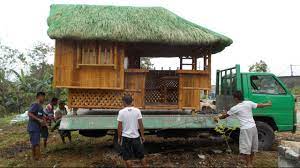 Karamihan, kung hindi man lahat, ng pilipino ay inaral at inawit ang kantang bahay kubo minsan sa kanilang buhay. Moving A Bahay Kubo Nipa Hut Bayanihan Transporting 2 Of 3 Youtube