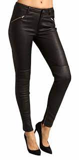 Womens Real Leather Pants Genuine Lambskin Leggings Slim Fit leather Pant  WLP22 | eBay