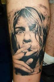 Kurt Cobain Nirvana Tattoos Inked Magazine Nirvana Tattoo Tattoos Kurt Cobain Tattoo
