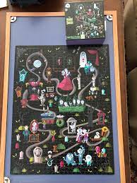 Colorful donuts covered in frosting, sprinkles. Disneyland Haunted Mansion 1000 Piece Another Really Enjoyable Puzzle With Unique Shapes My First With A Completely Black Background Jigsawpuzzles