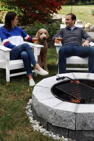This attractive cover easily slips on and off of your fire pit, and is designed to be used with a domed spark screen. Build A Durable Granite Fire Pit Perfect For Any Outdoor Living Space