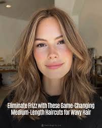 Wavy hair can be gorgeous, but the wrong cut can make it look puffy or  frizzy ⬇️  https://www.haiirology.com/blog/medium-length-haircuts-for-wavy-frizzy-hair  The right medium-length haircut can reduce bulk, control frizz, and enhance  your natural wave