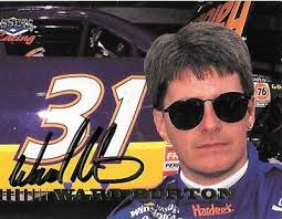 WARD BURTON NASCAR Autographed