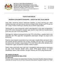 Portal rasmi kementerian pendidikan malaysia. Jabatan Penerangan Malaysia Auf Twitter Kenyataan Media Pejabat Menteri Pendidikan Kementerian Pendidikan Malaysia Insiden Guru Merotan Murid Siasatan Adil Dijalankan Sumber Kempendidikan Sayangimalaysiaku Malaysiabersih Kitamalaysia