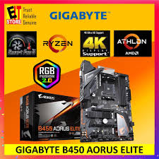Atx 235 x 305 mm. Gigabyte B450 Aorus Elite Gaming Motherboard Am4 Shopee Malaysia