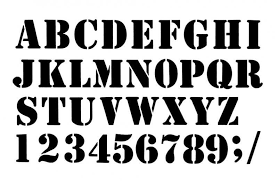 Ce site est une véritable mine d'or pour vos projets de lettrage ! Pochoir Alphabet Lettres Et Chiffres Artemio Picwictoys