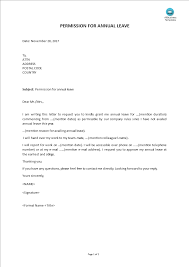 The owl plays no role in style guide changes. Annual Leave Letter Sample Templates At Allbusinesstemplates Com