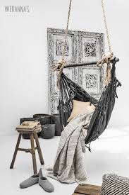 This makes taking down the hammock later to indoors possible as well. Paulina Arcklin Phototshoot For Weranna S Warehouse Www Werannas Com Hanging Hammock Chair Indoor Hammock Decor