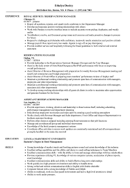 Hotel manager responsibilities include understanding of all hotel management best practices and relevant laws and guidelines. Reservations Manager Resume Samples Velvet Jobs