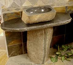 Never underestimate the power of a pedestal sink. Design Ideas For Using Stone In Your Kitchen And Bath Csc
