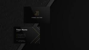 The american express black card apr equals the prime rate plus 21.99%. Big Black Business Card Mockup Bundle Mockup World