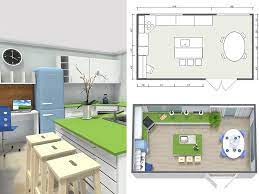 Plan Your Kitchen With Roomsketcher Kitchen Design Software Kitchen Floor Plans Modern Kitchen Floor Plans