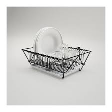 Fintorp Black Galvanised Dish Drainer Ikea Dish Drainers Kitchen Shelves Organization Ikea