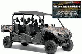 Enter The Viking Cast Blast Sweepstakes Yamaha Viking Yamaha Yamaha Wolverine