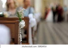 Wedding altars don't have to be traditional. Simple Flowers Wedding Decoration Church Stock Photo Edit Now 50924914