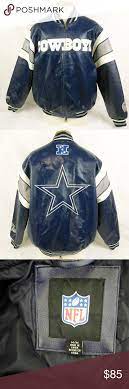 Giii Apparel Nfl Cowboys Faux Leather Jacket You Are Buying Giii Apparel Nfl Cowboys Faux Leather Jacket Siz Faux Leather Jackets Leather Jacket Vintage Jacket