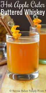 Hot Apple Cider Buttered Whiskey Hot Apple Cider Cider Recipe Cider Cocktails