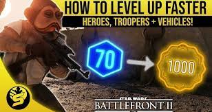 How To Level Up Faster Heroes Troopers Vehicles Star Wars Battlefront 2 Star Wars Battlefront Battlefront Star Wars