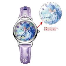 Frozen Girl Gift Beautiful Kids Clock Brave Elsa Disney Princess Lux Easyleads Store2