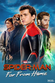 Far from home poster shows spidey's mask covered with stickers of european destinations including a couple not shown in the trailer: Spider Man Far From Home Sony Pictures Entertainment