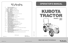How to run a kubota tractor. Kubota L3301 Operator S Manual Pdf Download Manualslib