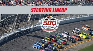 The starting lineup for wednesday night's nascar cup series race at martinsville speedway has been set. Nascar Starting Lineup For The Daytona 500