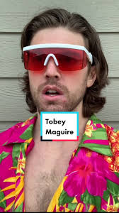 Reply to @skyejent Tobey Maguire always goes full send at parties😂  #tobeymaguire #spiderman #marvelstudios #comedy #groovyscenes #fullsend