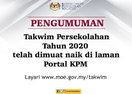 Kementerian pendidikan (kpm) meminda takwim penggal persekolahan 2020 untuk membantu pihak sekolah membuat perancangan kpm menyatakan jumlah hari persekolahan secara bersemuka berdasarkan pindaan takwim penggal persekolahan 2020 adalah 168 hari bagi. Kementerian Pendidikan Malaysia Takwim Persekolahan Tahun 2020 Boleh Di Layari Https Www Moe Gov My Takwim Takwim Persekolahan 2020 Facebook