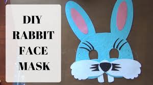 How To Make A Rabbit Face Mask For Kids Simple Easy Handmadebyranjithasathya