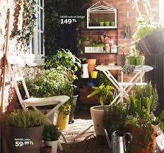 Kea Balkon Bahce Dekorasyonu Ikea Bahce Mobilyalari Small Balcony Garden Apartment Balcony Decorating Balcony Garden