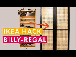 Ikea Hack Billy Regal Edles Upcycling Mit Wiener Geflecht Vorher Nachher Youtube Billy Regal Billy Regal Ikea Billy Regal Hack