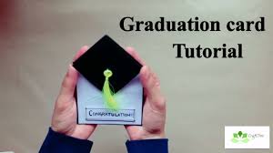 Cut the floss at one end. Diy Graduation Card Graduation Card Tutorial How To Make A Graduation Card Youtube