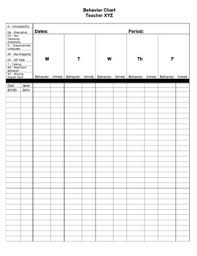 Editable Behavior Homework Tracking Chart