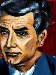 Cary Grant in North by Northwest Oil painting: Ruslana Levandovska