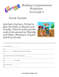 1st Grade Reading Comprehension Worksheets Reading Comprehension Worksheets Reading Comprehension For Kids Comprehension Worksheets