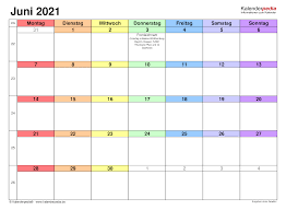 Maybe you would like to learn more about one of these? Kalender Juni 2021 Als Pdf Vorlagen