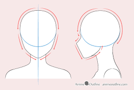 Some characters have large circles for irises, but this particular one has thin ovals. 8 Step Anime Woman S Face Drawing Tutorial Animeoutline