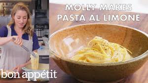 Molly Makes Pasta Al Limone From The Test Kitchen Bon Appetit Youtube
