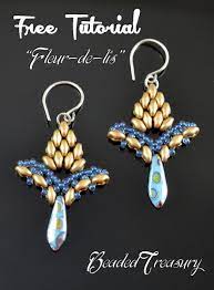 Free download pdf tutorials for unlimited personal use, and professional use*. Free Beading Tutorial Fleur De Lis Free Beading Tutorials Seed Bead Tutorial Beading Tutorials