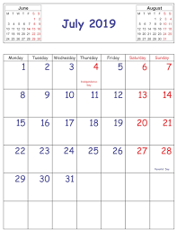 July 2019 Holidays Calendar Template Holiday Calendar Printable Global Holidays 2019 Calendar