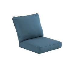 Shop Sunbrella 25 In L X 20 In W Deep Sea Deep Seat Patio Chair Cushion At Lowes Com 98 Patio Cushions Patio Seat Cushions Clearance Patio Furniture