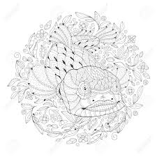 We try to add new and exclusive drawings regularly, so do not hesitate to check this page as often as possible ! Freehand Drawing With A Catfish In The Midst Of Algae Image Royalty Free Cliparts Vectors And Stock Illustration Image 128606646
