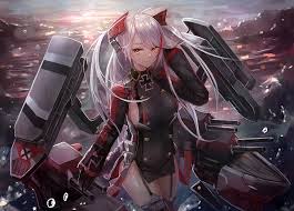 The priests of warcraft iii have growing blue eyes as well, presumably because they're high elves. Hd Wallpaper Anime Anime Girls Azur Lane White Hair Orange Eyes Moles Wallpaper Flare