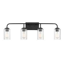 Styled in a chrome finish. Designers Fountain Logan 4 Light Black Modern Contemporary Vanity Light Bar Lowes Com Vanity Light Bar Vanity Lighting Designers Fountain