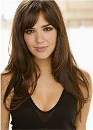 Long Wavy Human Hair With Bangs Lace Front Women Wig 24 Inches Long Hair Styles Hair Styles Long Hair With Bangs