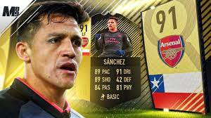 Sanchez's current fifa 18 rating is 88 and his position has been given to be left wing (lw). Fifa 18 Sif Sanchez Review 91 Sif Sanchez Player Review Fifa 18 Ultimate Team Youtube