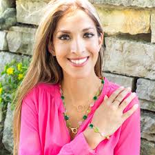 Pink and Greens Hydro Quartz Rock Candy Necklace in Gold (Length: 30" Length)