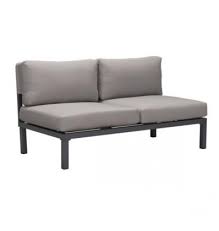 Maybe you would like to learn more about one of these? Santorini Collection 703902 55 9 Patio Loveseat With Steel Frame Support Slats Plush Cushions Powder Coated Aluminum Sun Proof Fabric In Dark On Appliancesconnection Com Accuweather Shop